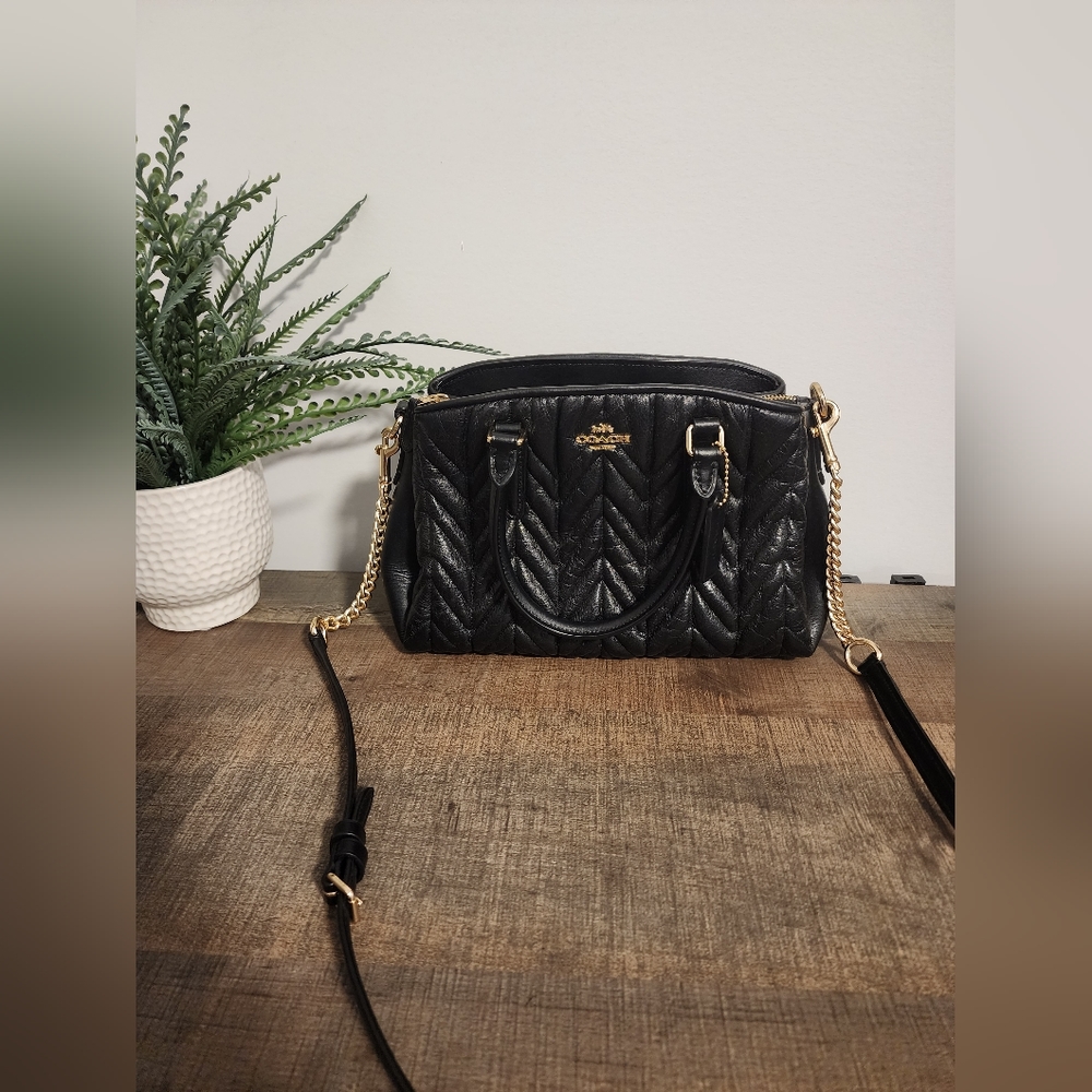 Coach quilted purse